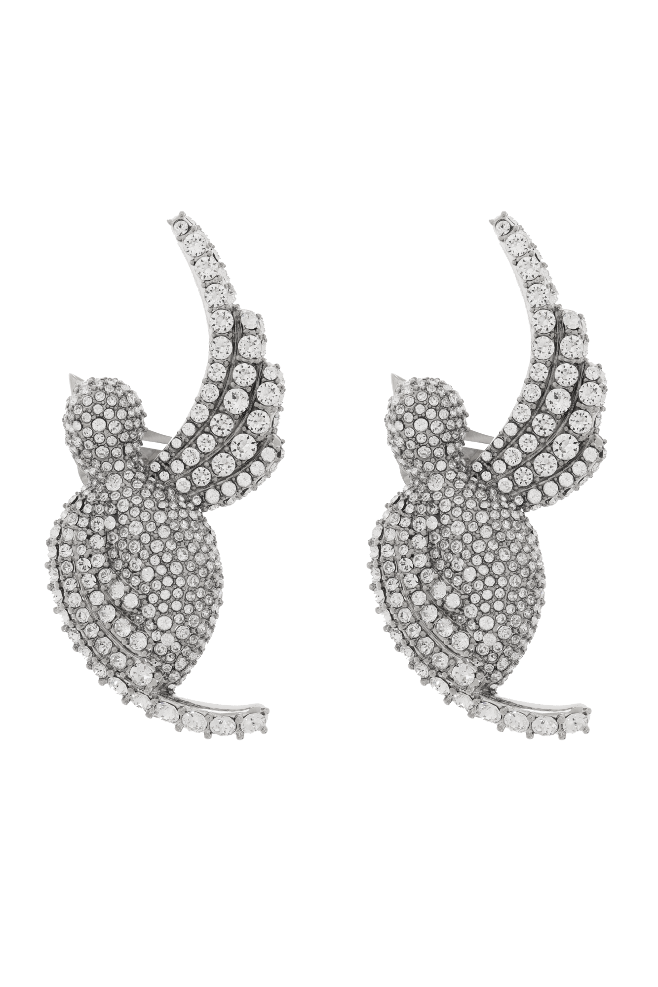 Balmain Swallow-shaped clips