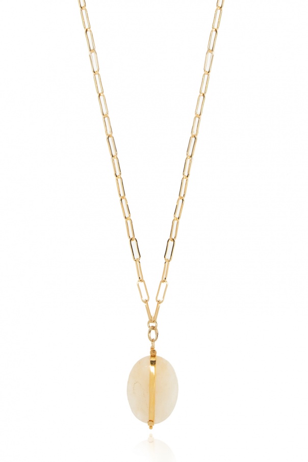 Isabel Marant Brass necklace with charm