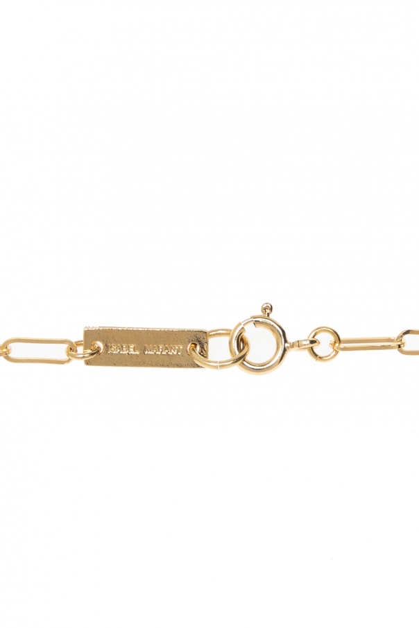 Isabel Marant Brass necklace with charm