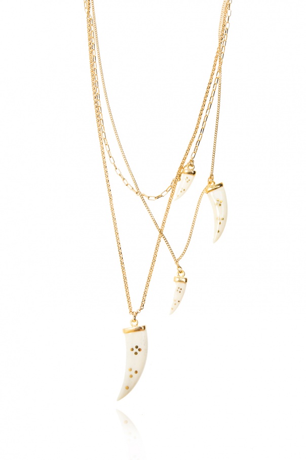 Isabel Marant Brass necklace with charms