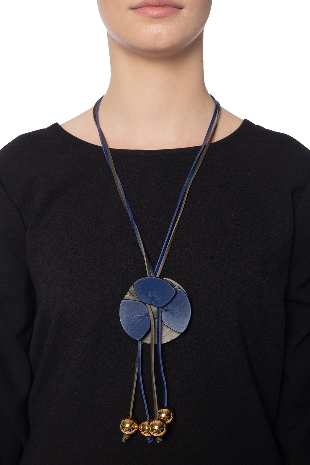 marni leather necklace