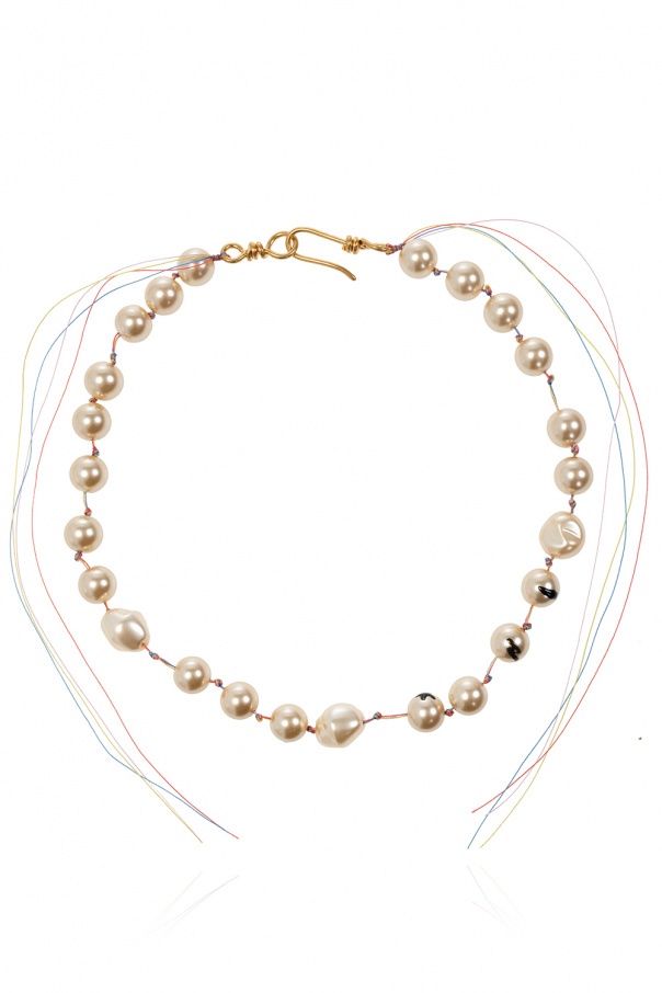 Marni Glass-pearl necklace