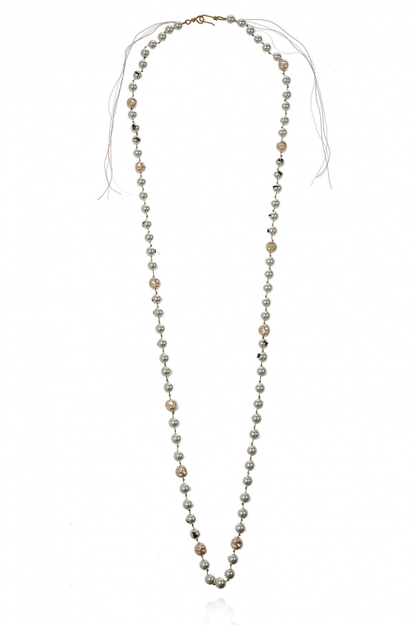 Marni Glass-pearl necklace