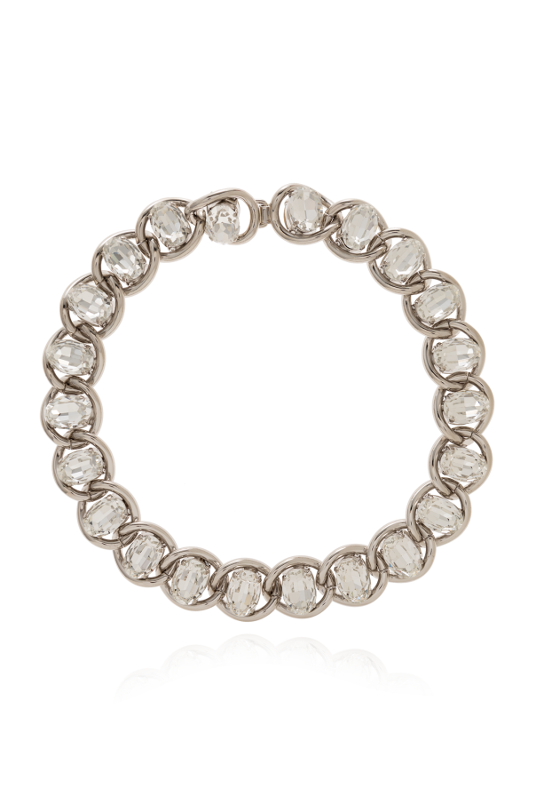 Crystal-bejewelled necklace od Marni