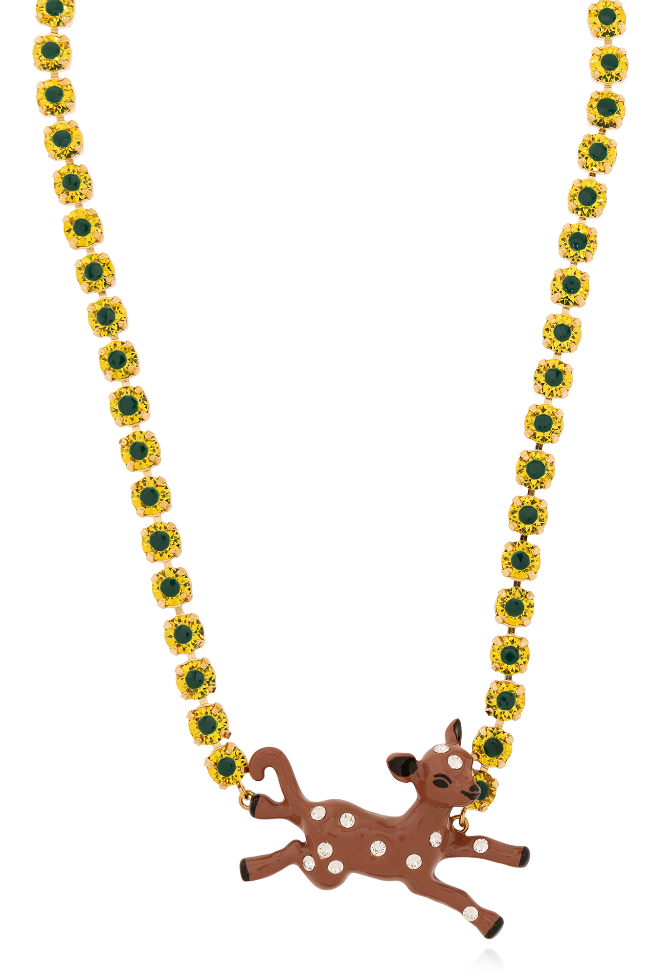 marni print Charm necklace