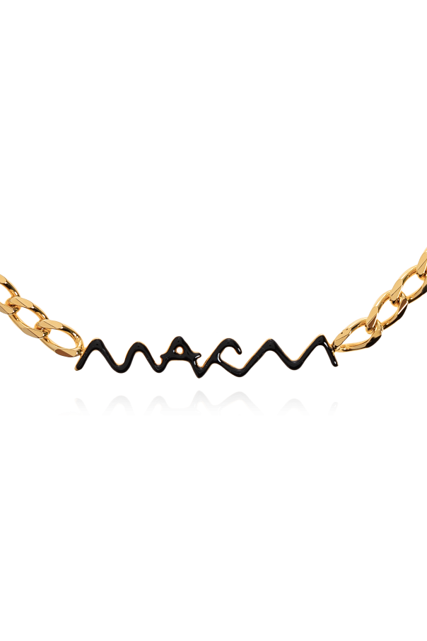 Marni Messinghalskette mit Logo