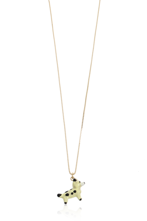 Necklace with a dog motif pendant od Marni