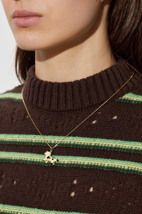 Marni Necklace with a dog motif pendant