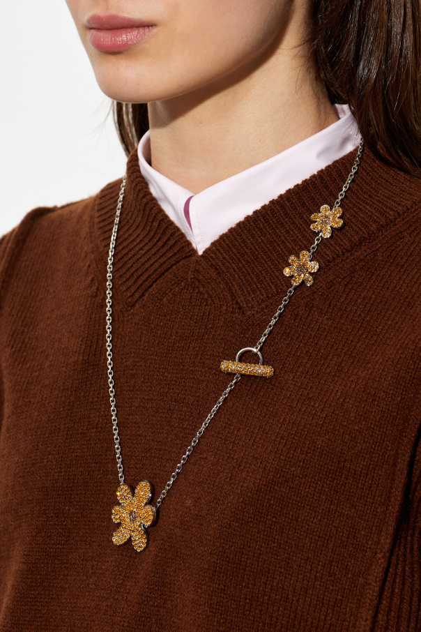 Marni Collar con cristales brillantes