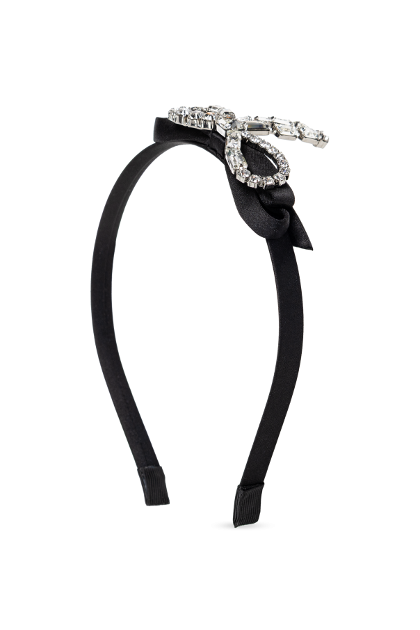 Headband with shimmering crystals od Jimmy Choo