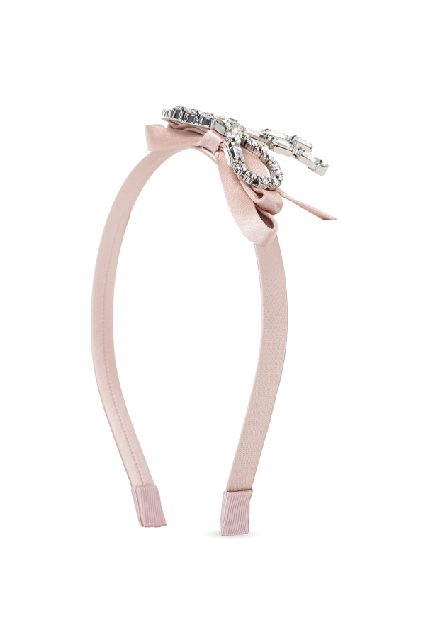 Headband with shimmering crystals od Jimmy Choo