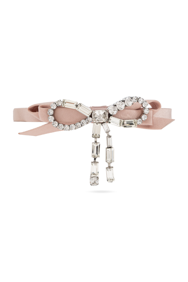 Jimmy Choo Haarreif mit glänzenden Kristallen