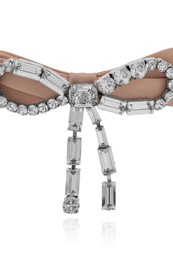 Jimmy Choo Hair clip with shimmering crystals