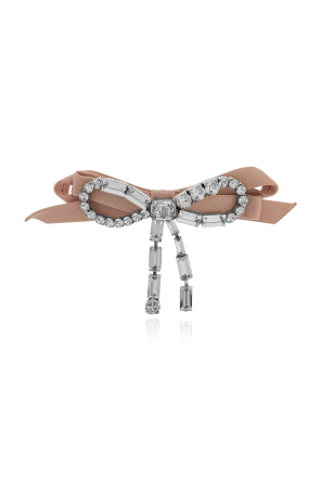 Hair clip with shimmering crystals