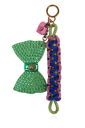 Keychain with shimmering crystals