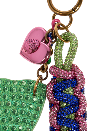 Kurt Geiger Keychain with shimmering crystals