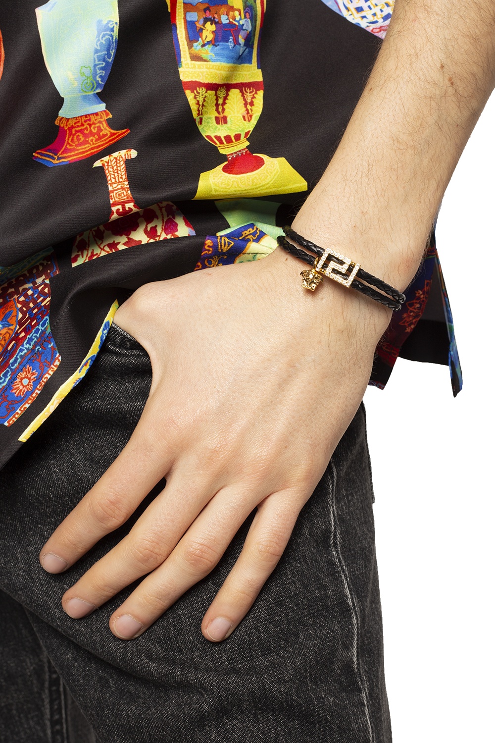 Versace Leather bracelet