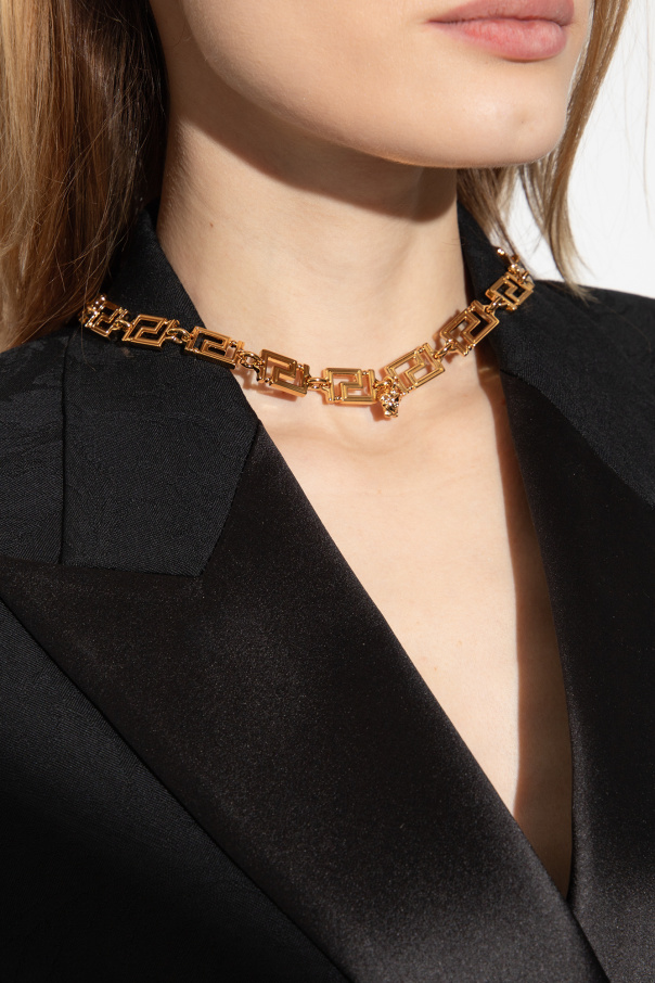 Versace Necklace with Greca motif
