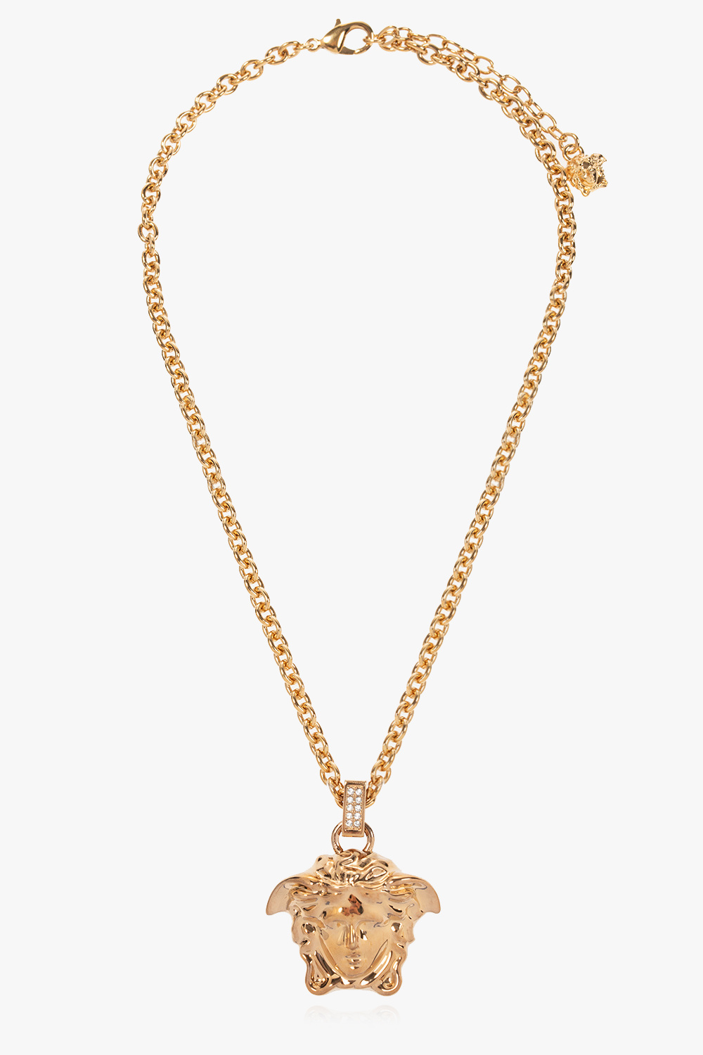 Versace Medusa head necklace