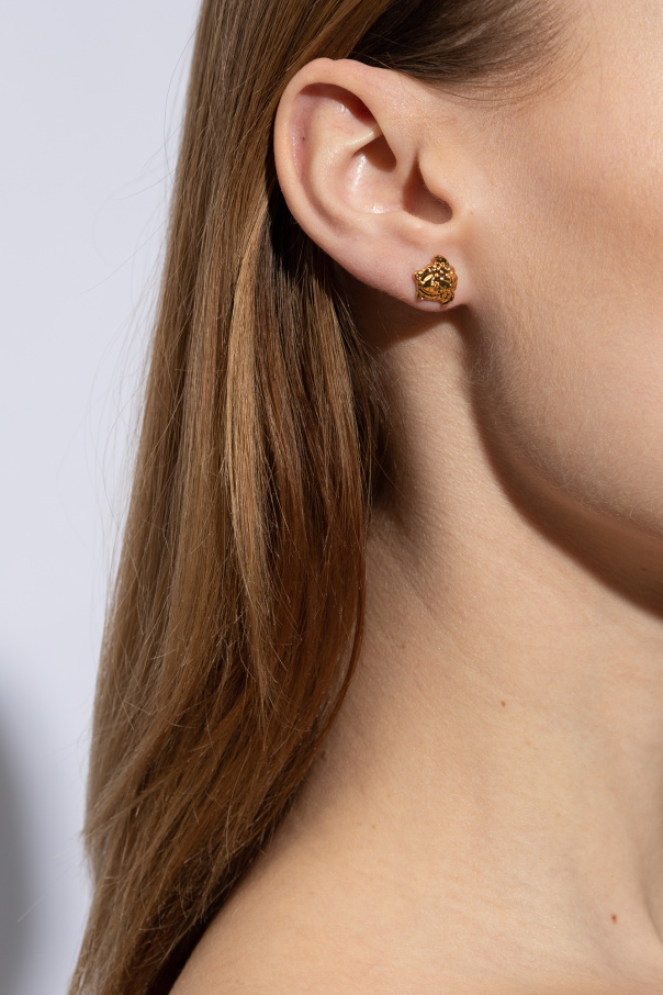 Versace Medusa face earrings