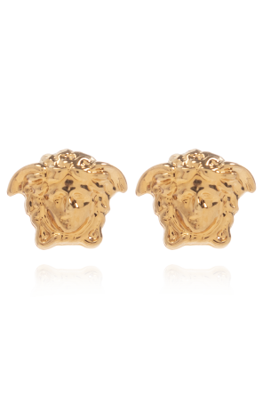 Medusa face earrings