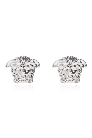 Earrings in the shape of medusa's head od Versace