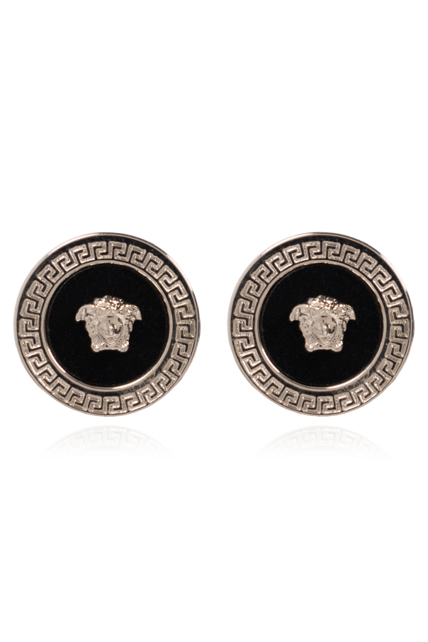 Brass earrings od Versace
