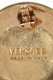 Versace Medusa head round earrings