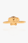 Versace Medusa ring in brass