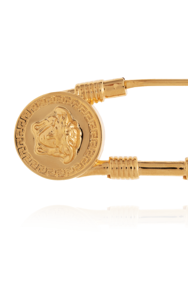 Versace Safety pin brooch