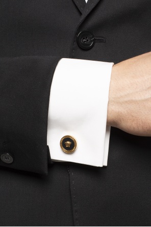 Spinki do mankietów z głową meduzy od Versace