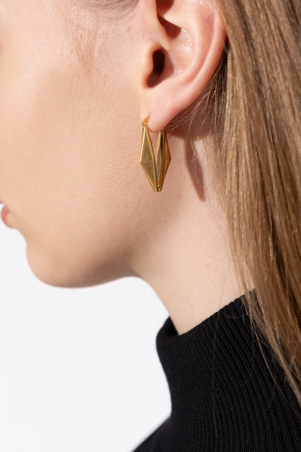 Jimmy Choo Kolczyki z wygrawerowanym logo