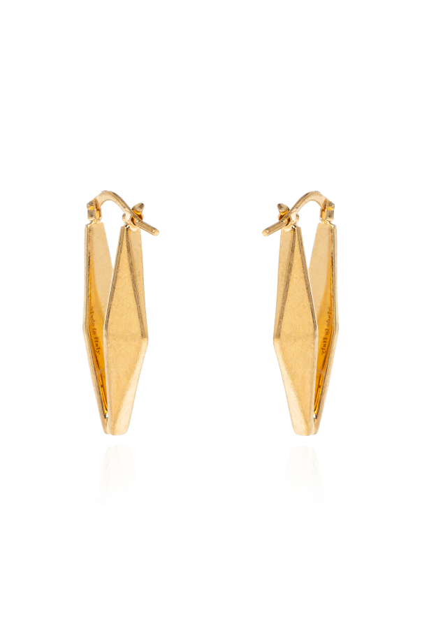 Jimmy Choo Kolczyki z wygrawerowanym logo