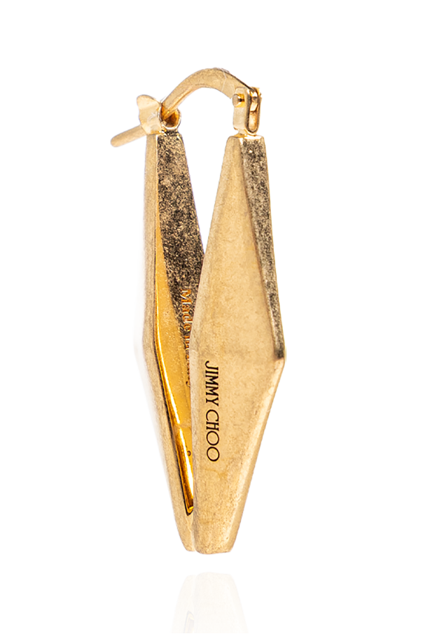 Jimmy Choo Kolczyki z wygrawerowanym logo