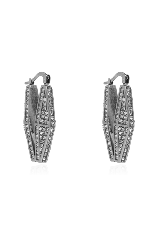 Earrings with crystals od Jimmy Choo