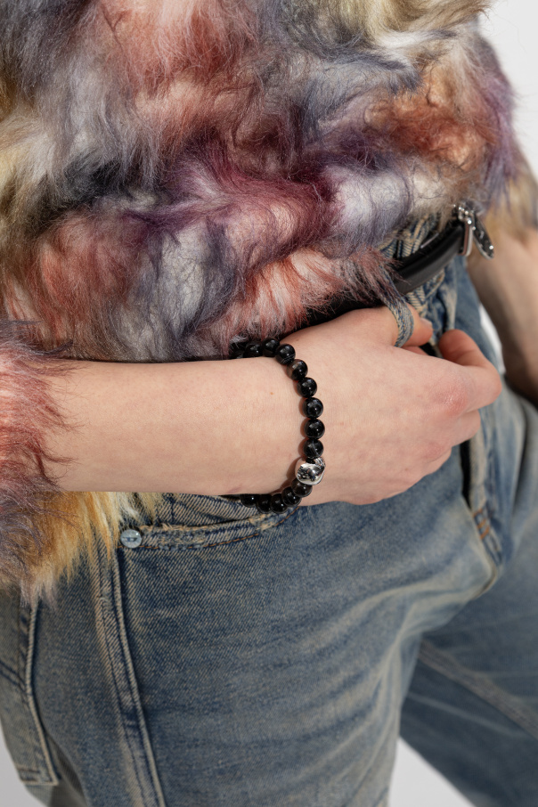 Diesel Pulseira ajustável com pedras