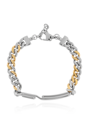 Bracelet with engraved logo