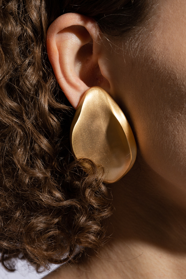 Cult Gaia ‘Erin’ brass clip-on earrings