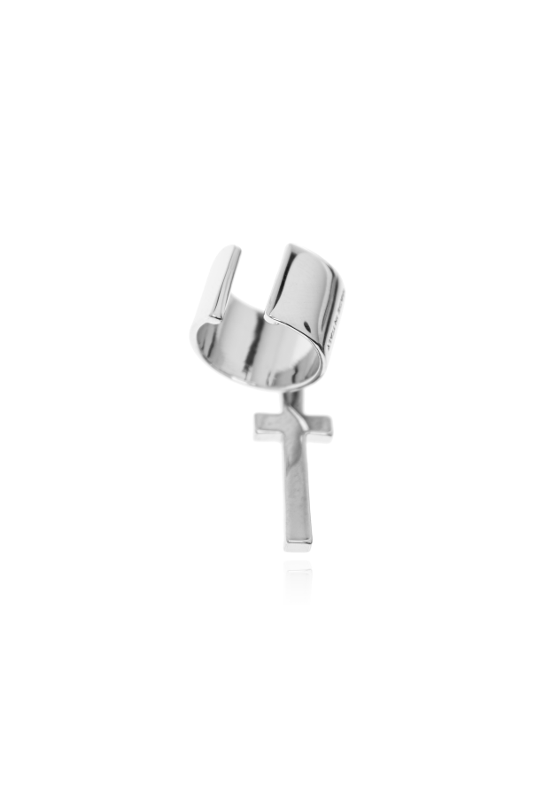 Dsquared2 Brass ear cuff with a religious motif