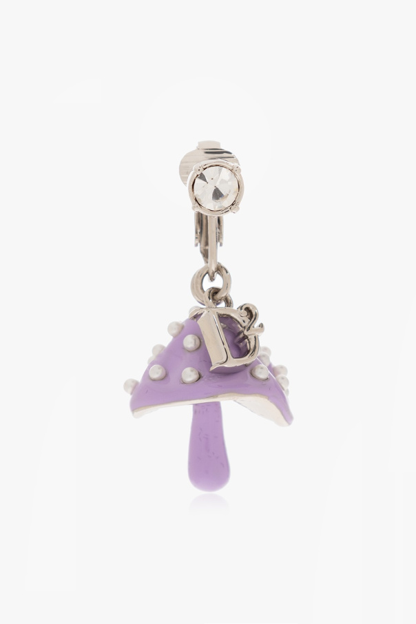 Dsquared2 Clip-on earring with mushroom charm