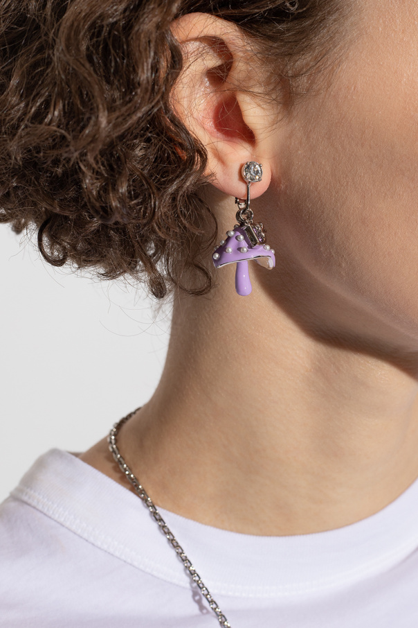 Dsquared2 Clip-on earring with mushroom charm