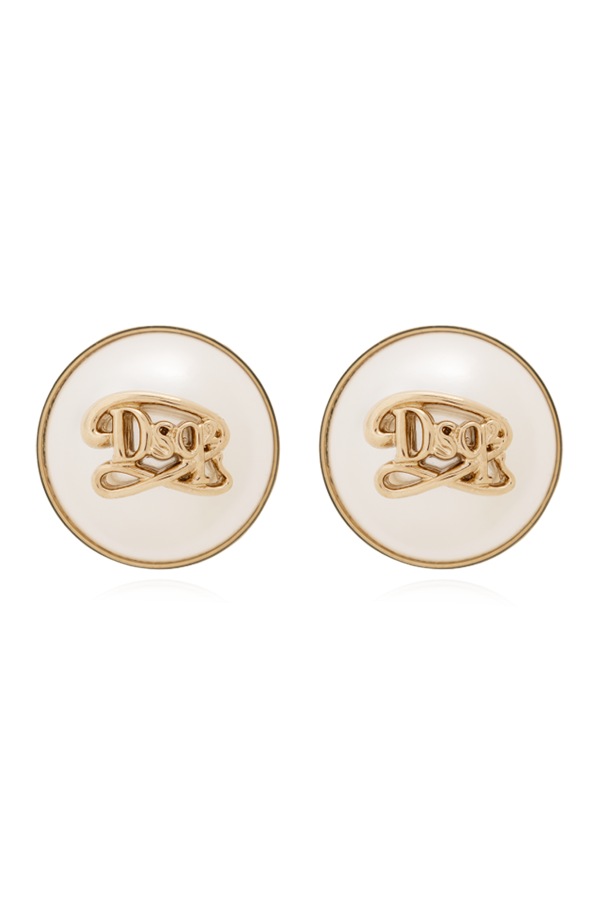 Clip-on earrings with logo od Dsquared2