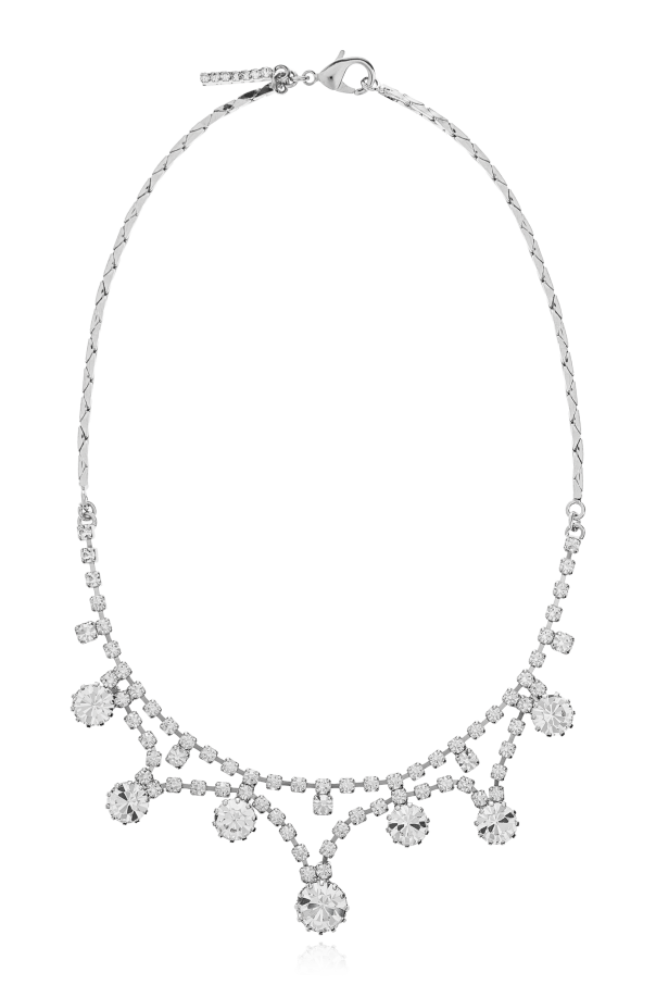 Necklace with shimmering crystals od Alessandra Rich