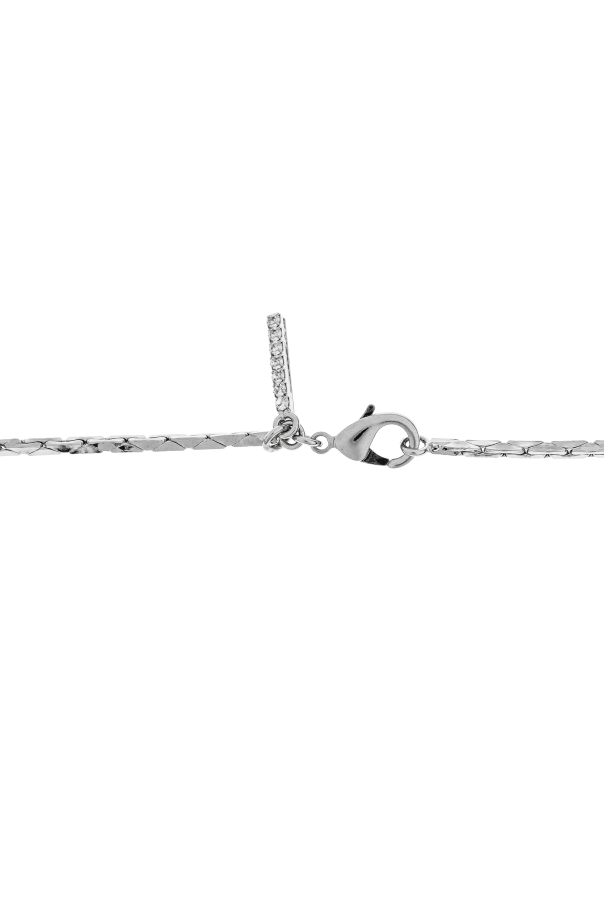 Alessandra Rich Naszyjnik z połyskującymi kryształami