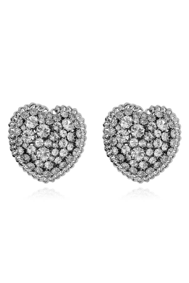 Clip-on earrings with shimmering crystals, zdjęcie 1 Clip-on earrings with shimmering crystals od Alessandra Rich