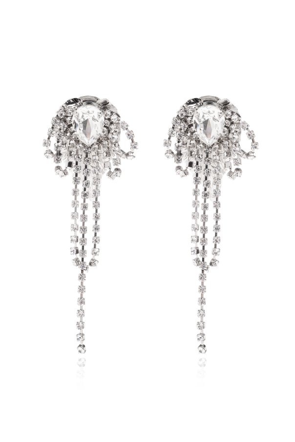Clip-on earrings with shimmering crystals, zdjęcie 1 Clip-on earrings with shimmering crystals od Alessandra Rich
