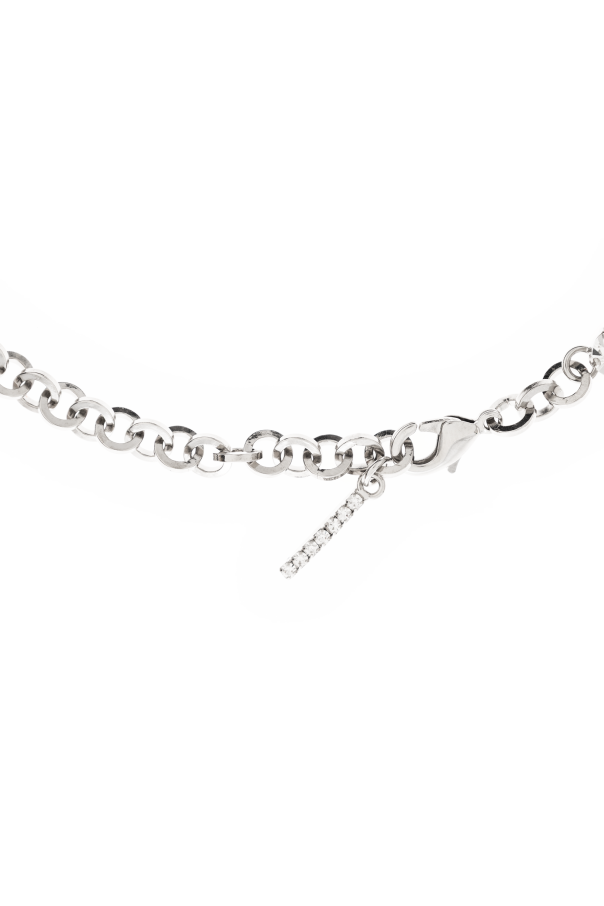 Alessandra Rich Necklace with crystals