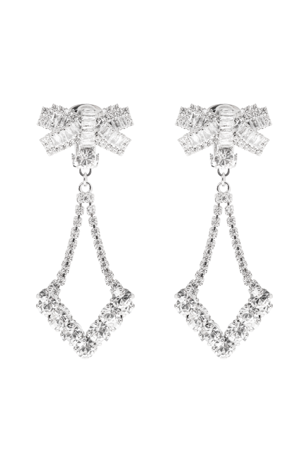 Clip-on earrings with crystals od Alessandra Rich