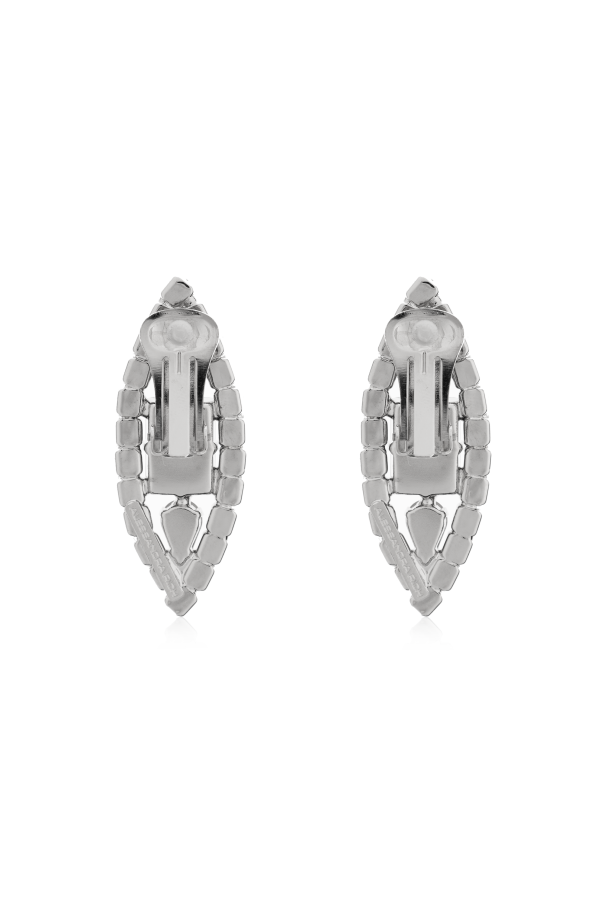 Alessandra Rich Klipsy z kryształami