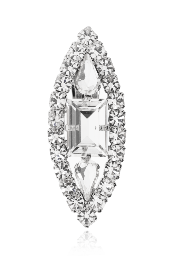 Alessandra Rich Klipsy z kryształami